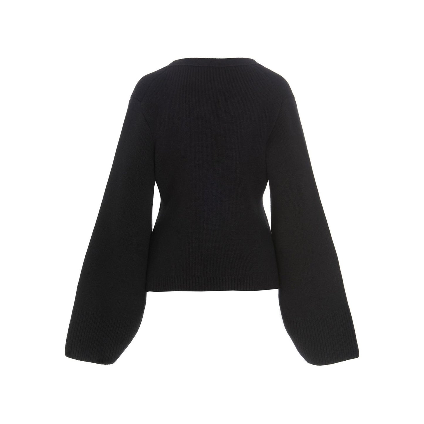 Khaite Black Cashmere Cardigan
