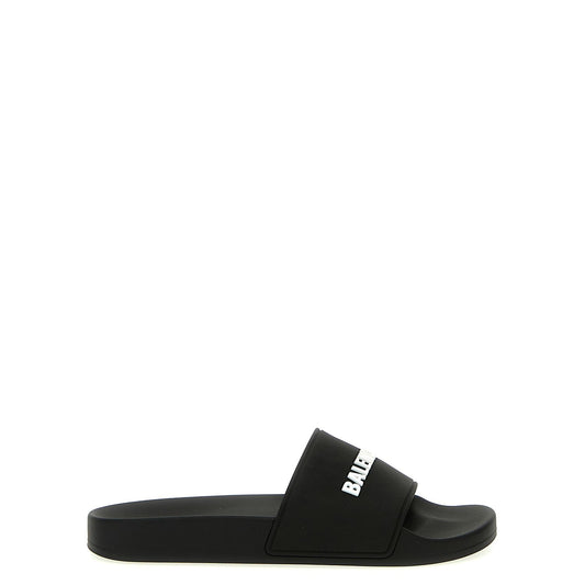 Balenciaga Bicolor Plastic Slides