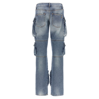 The Attico Blue Cotton Jeans Denim