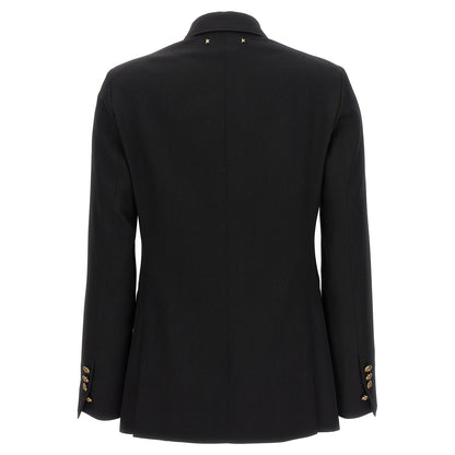 Golden Goose Black Virgin Wool Blazer