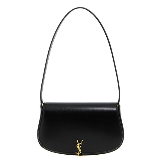 Saint Laurent Black Calfskin Shoulder Bag