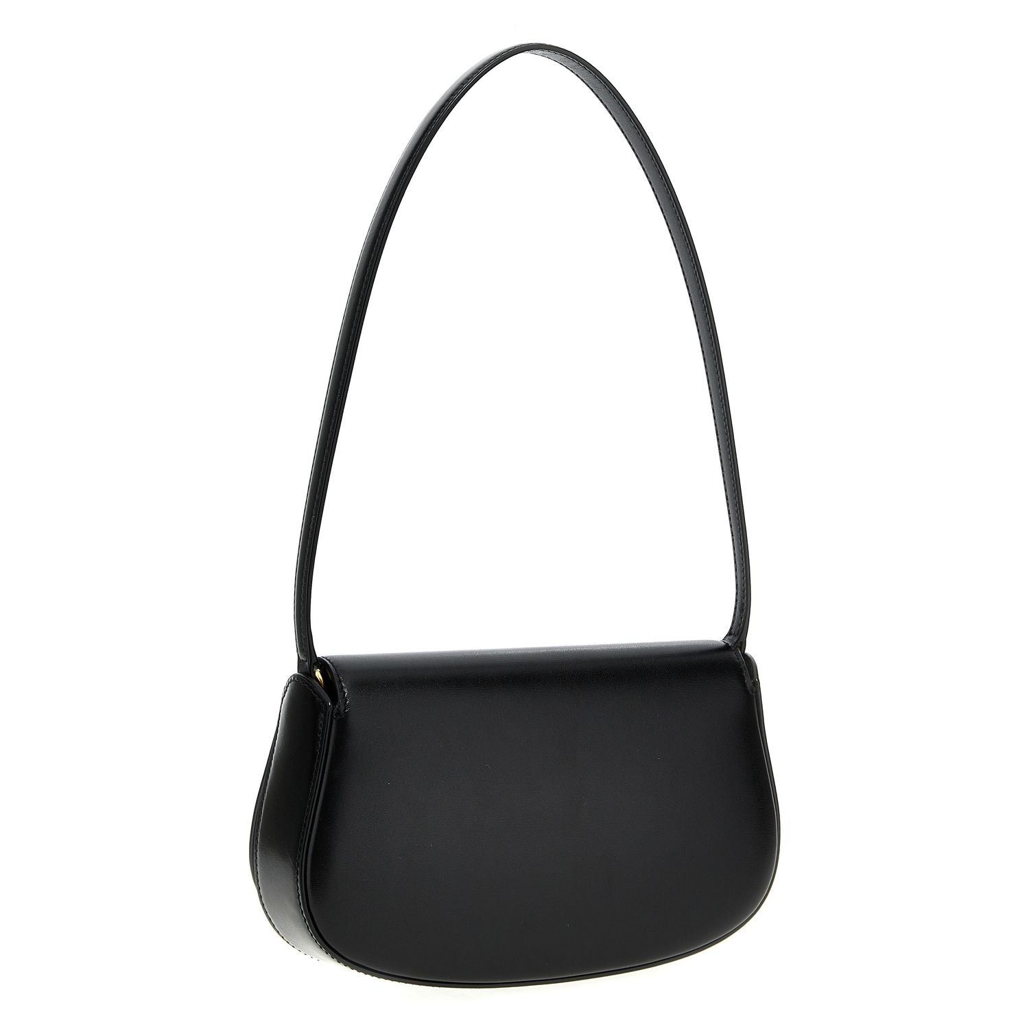 Saint Laurent Black Calfskin Shoulder Bag
