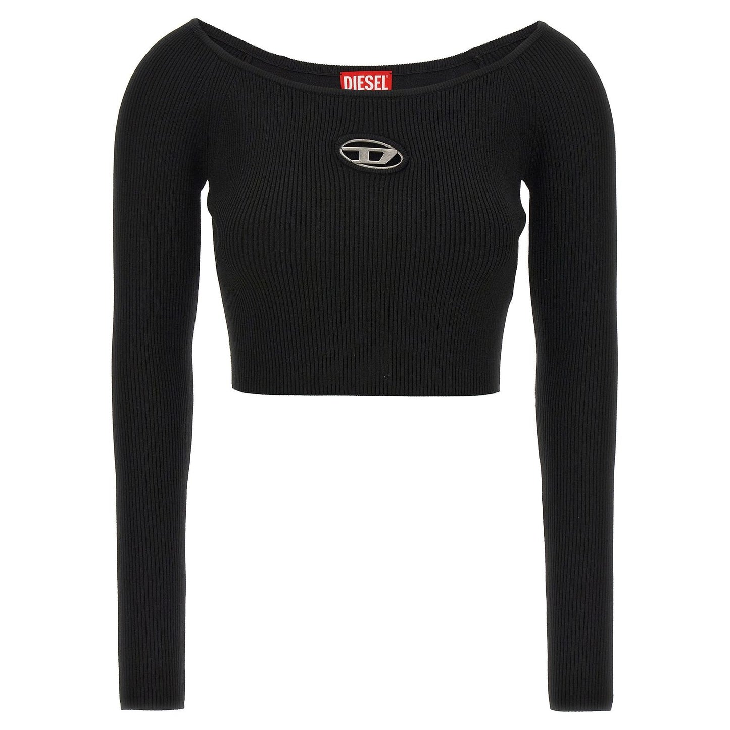 Diesel Black Viscose Cardigan