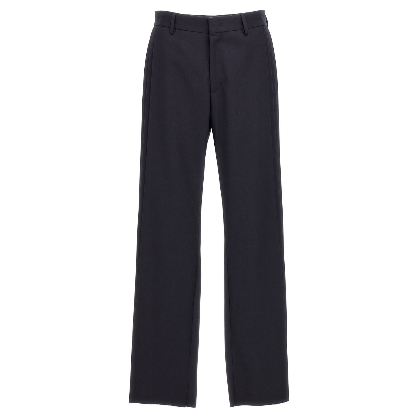 Fendi Blue Polyester Casual Pants
