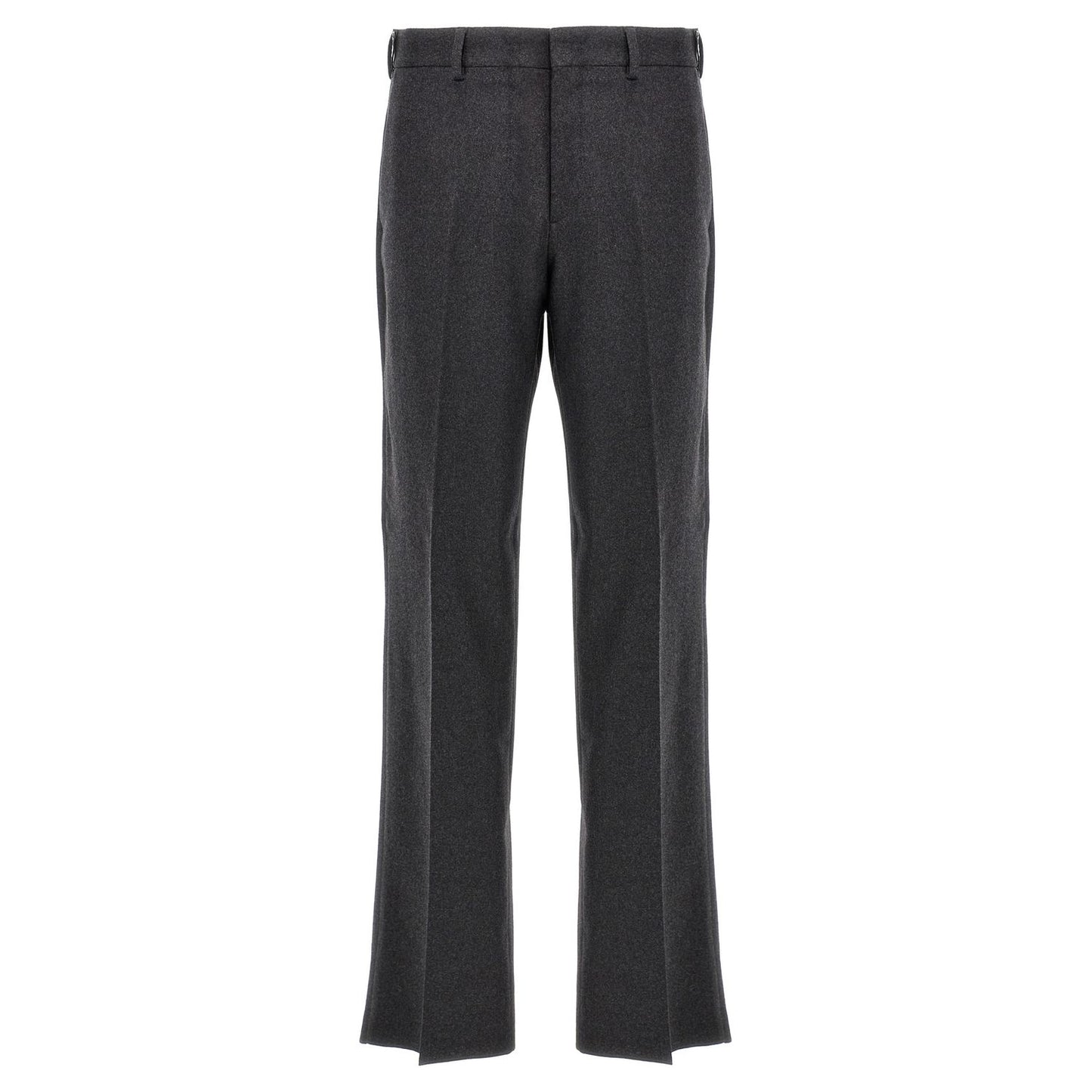 Fendi Gray Cashmere Casual Pants