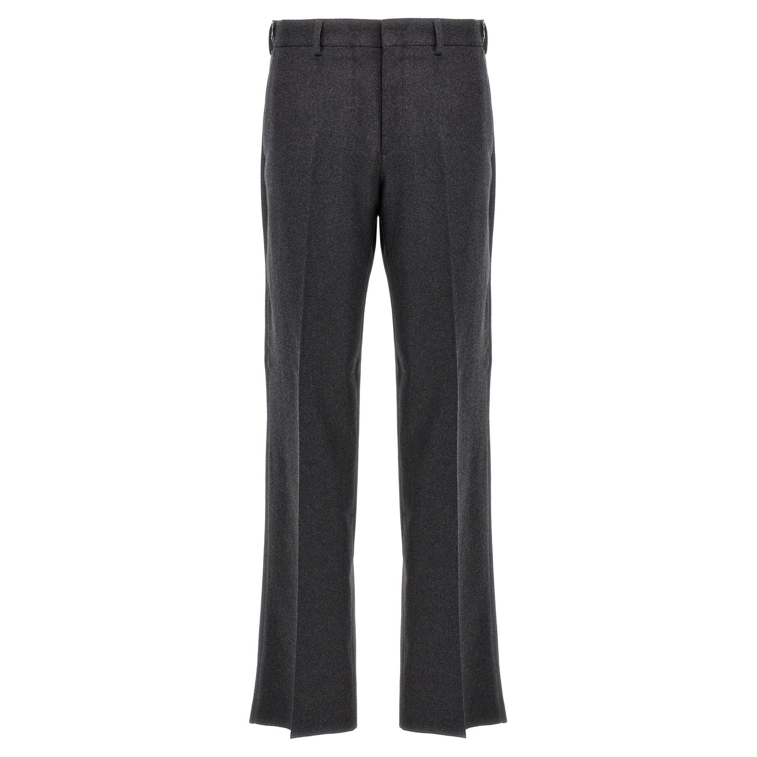 Fendi Gray Cashmere Casual Pants