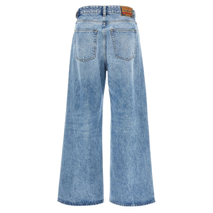 Diesel Blue Cotton Jeans Denim
