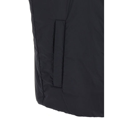 Herno Black Polyamide Sleeveless Jacket