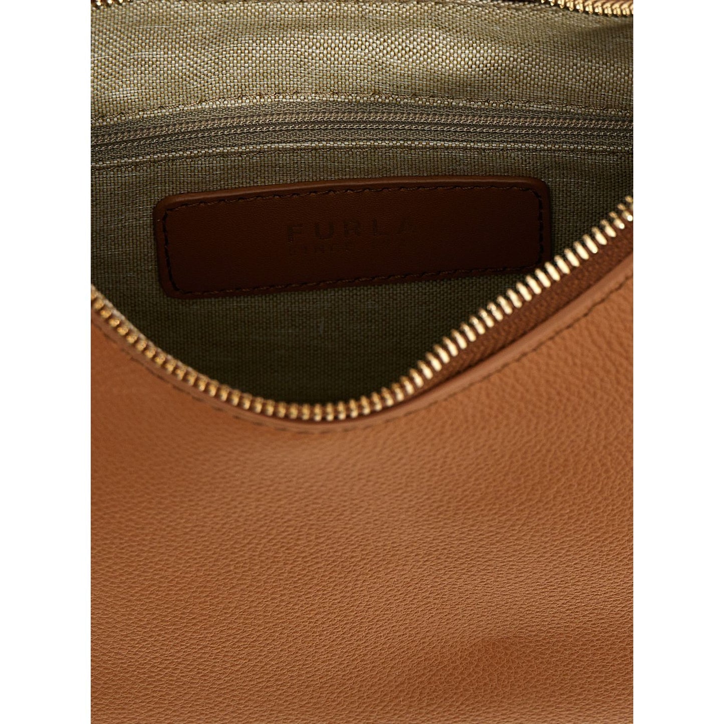 Furla Brown Leather Shoulder Bag