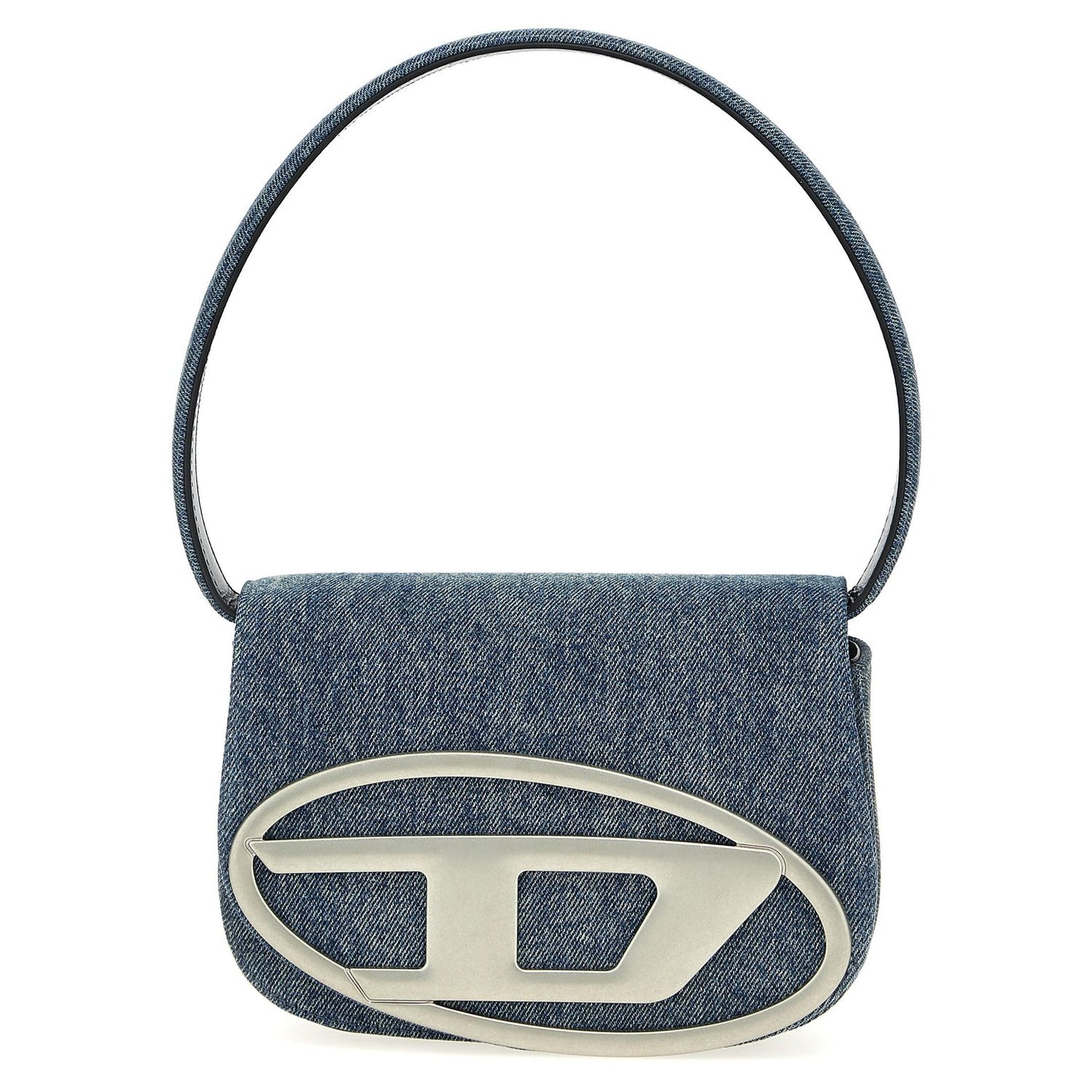 Diesel Blue Cotton Shoulder Bag
