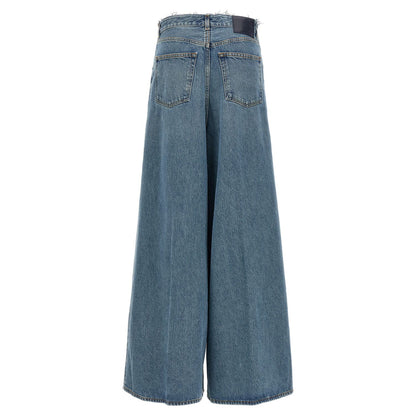 Haikure Blue Cotton Jeans Denim