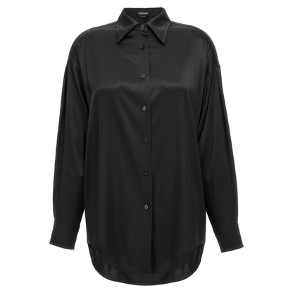 Tom Ford Black Silk Blouse