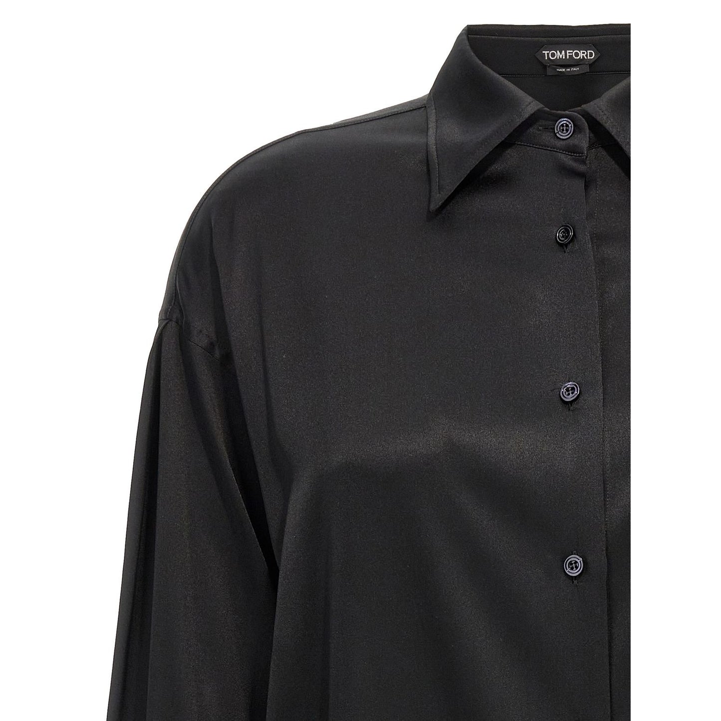 Tom Ford Black Silk Blouse