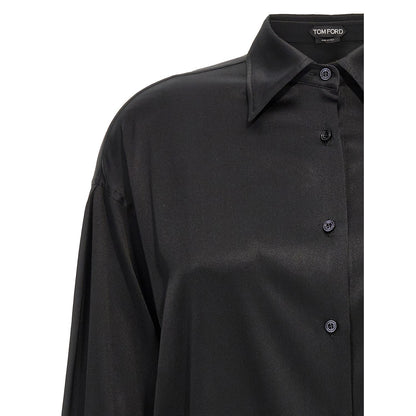 Tom Ford Black Silk Blouse