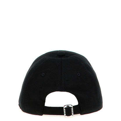 Fendi Black Cotton Cap (Baseball Hat)