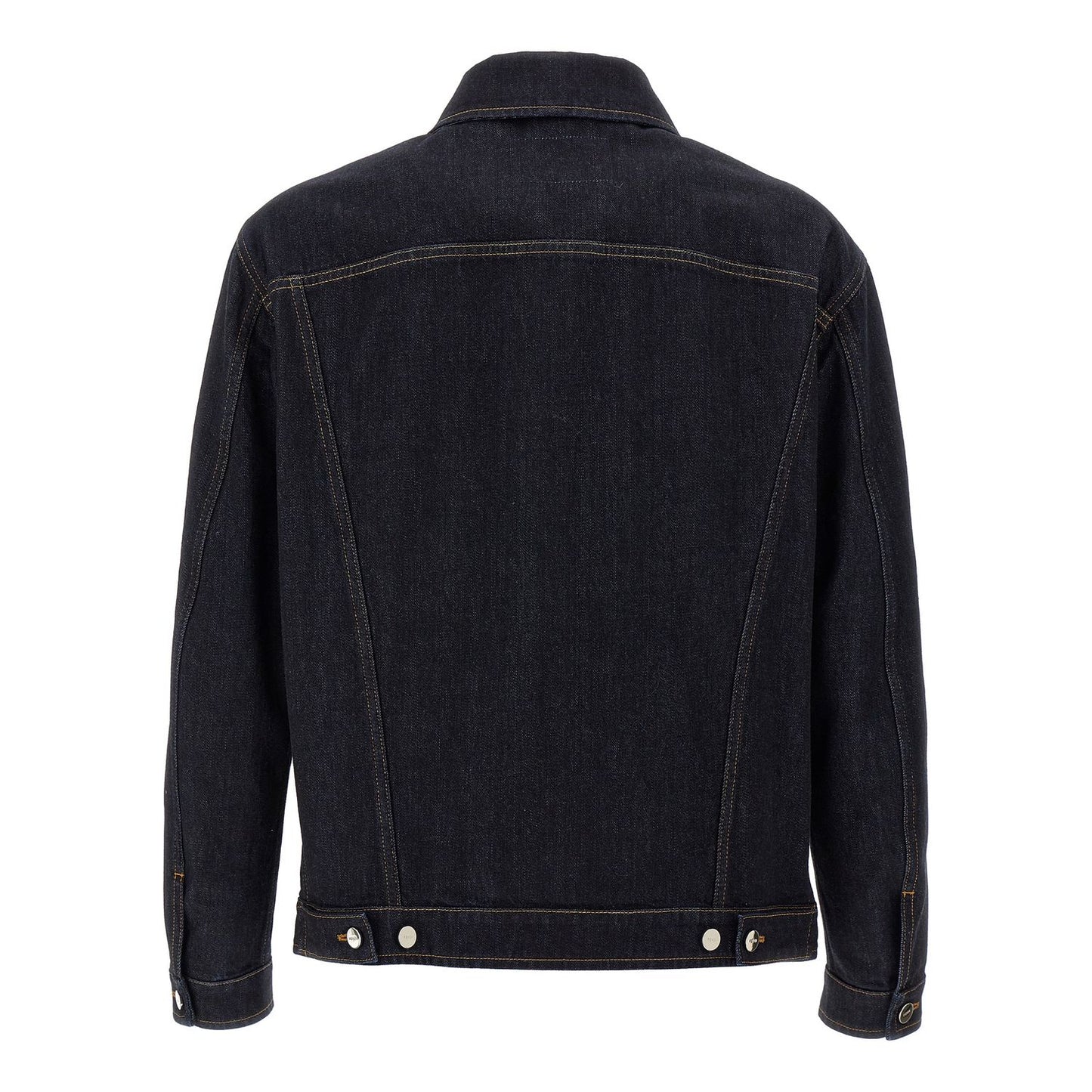 Fendi Blue Cotton Denim Jacket
