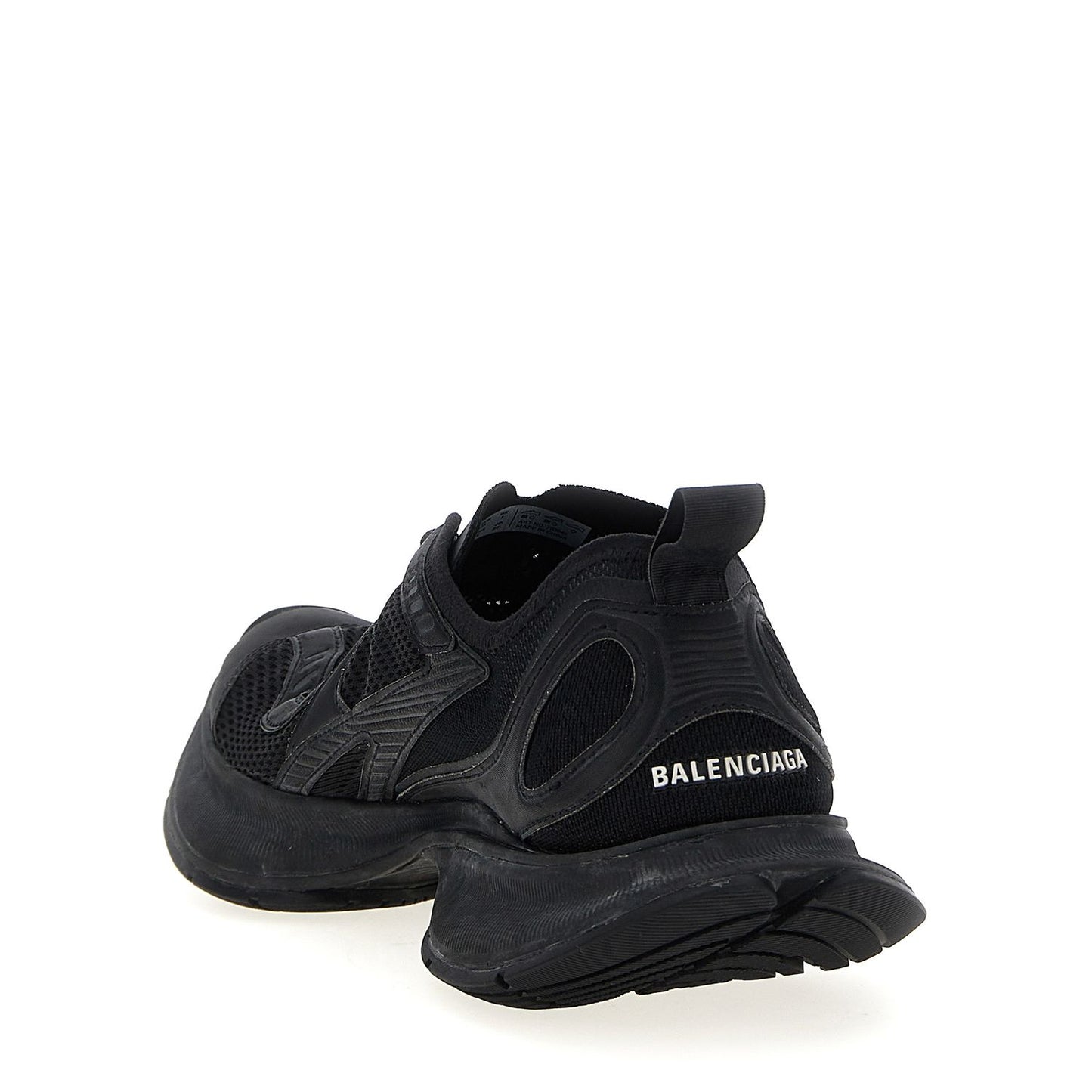 Balenciaga Black Polyester Athletic Sneakers