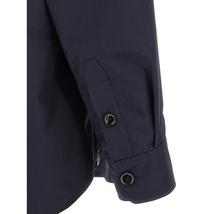 Brioni Blue Silk Jacket