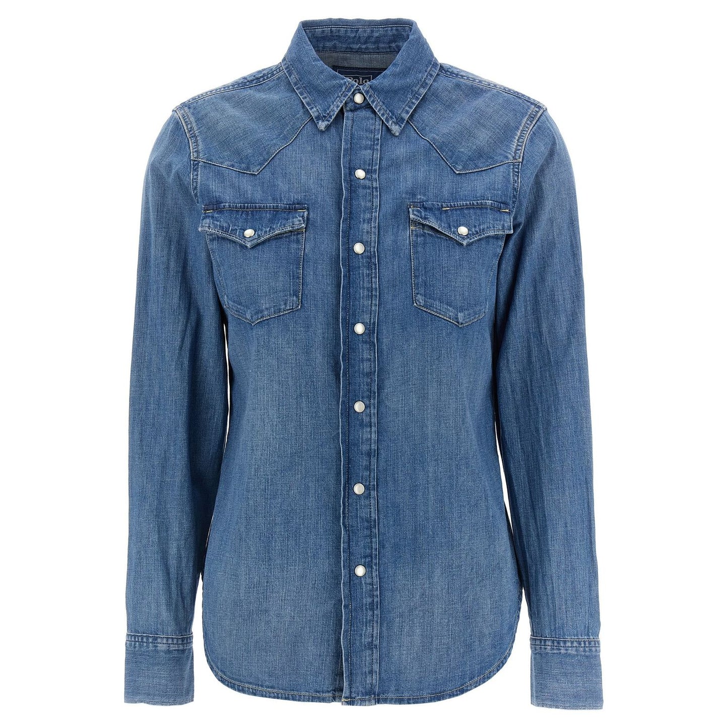 Polo Ralph Lauren Blue Cotton Blouse