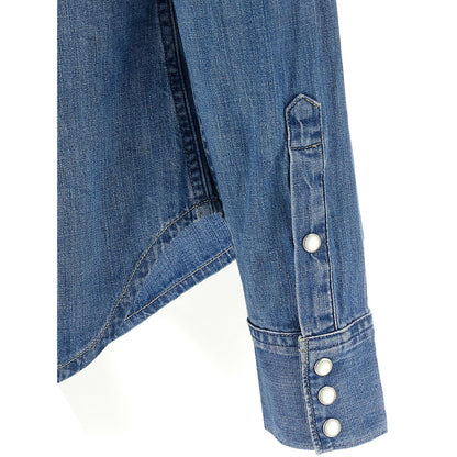 Polo Ralph Lauren Blue Cotton Blouse