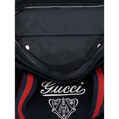 Gucci Blue Cotton Tote Bag