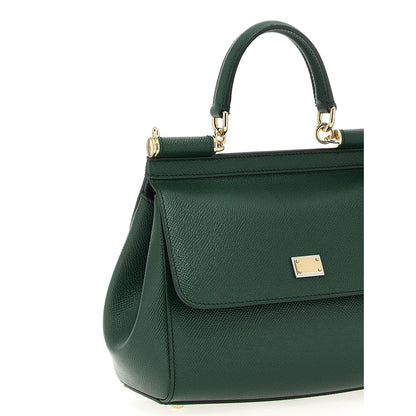 Dolce & Gabbana Bicolor Calfskin Handbag