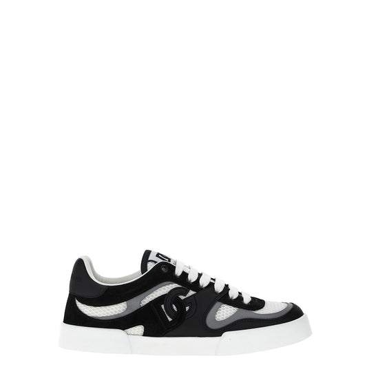 Dolce & Gabbana Bicolor Calfskin Sneakers