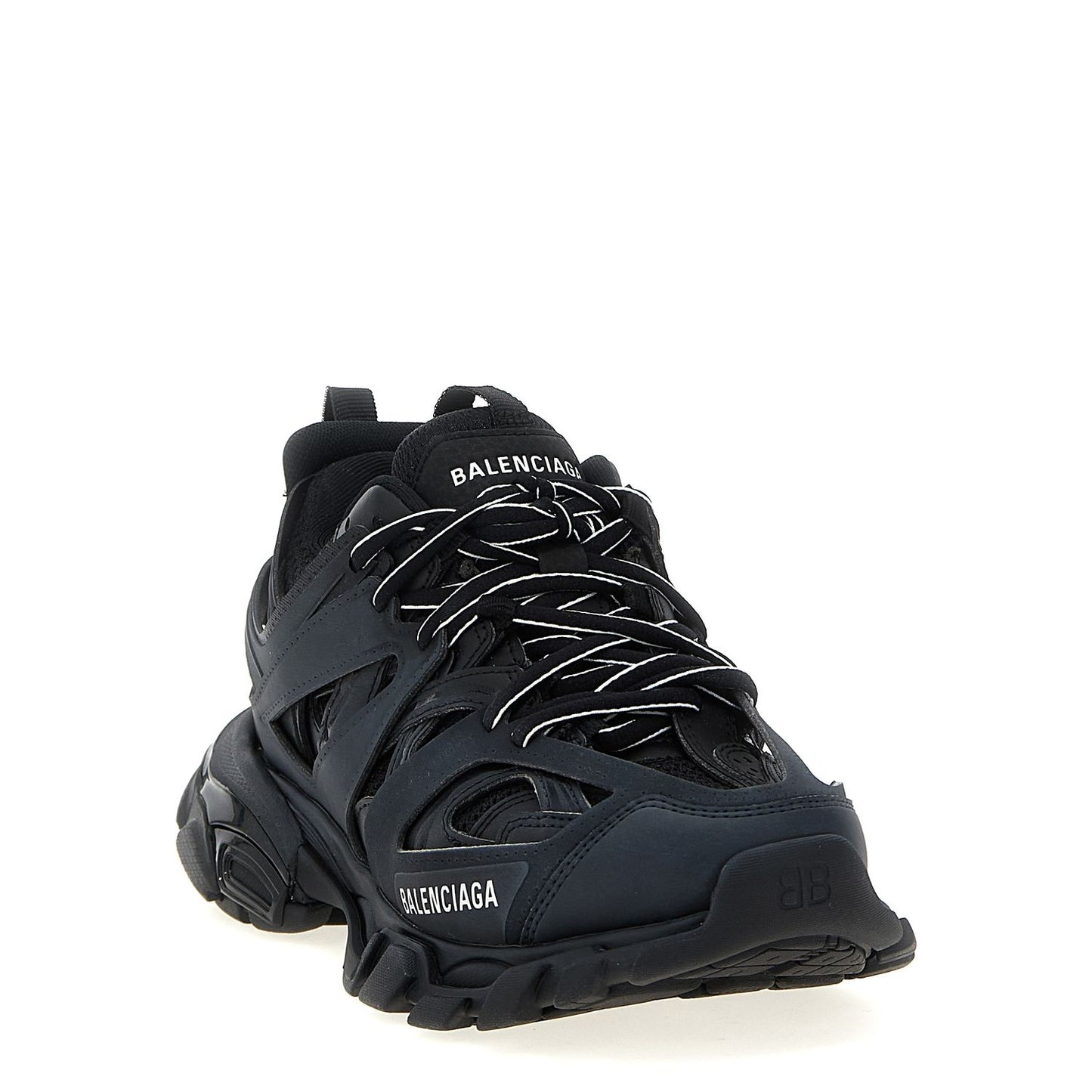 Balenciaga Black Polyethylene Athletic Sneakers