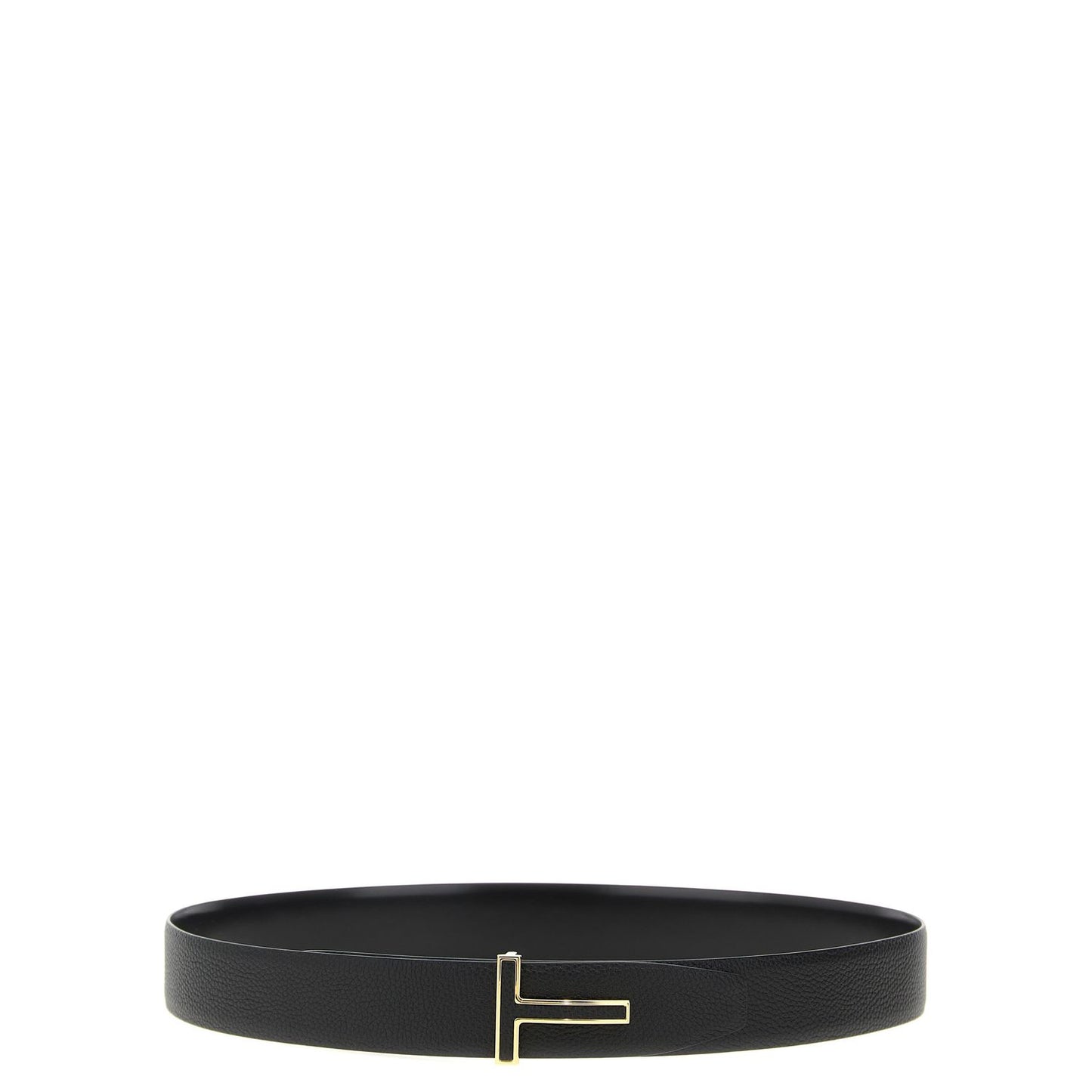 Tom Ford Black Calfskin Regular Belt