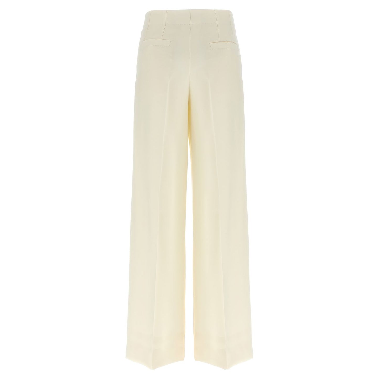 Brioni White Wool Casual Pants