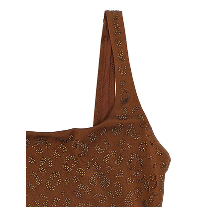 MC2 Saint Barth Brown Polyester One-Piece Swimsuit