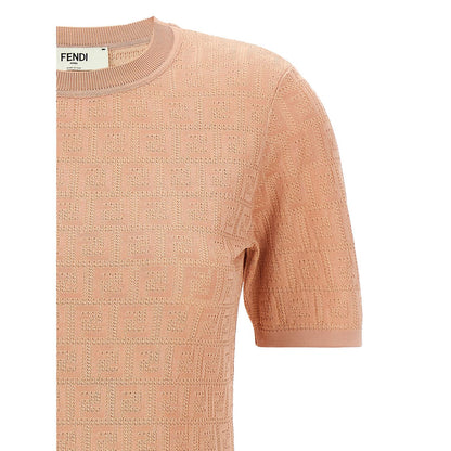 Fendi Multicolor Cotton Short Dress