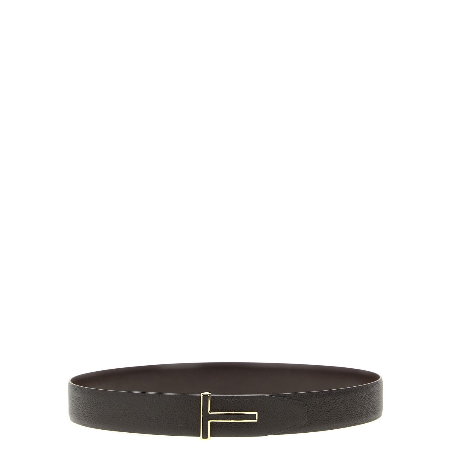 Tom Ford Brown Calfskin Belt