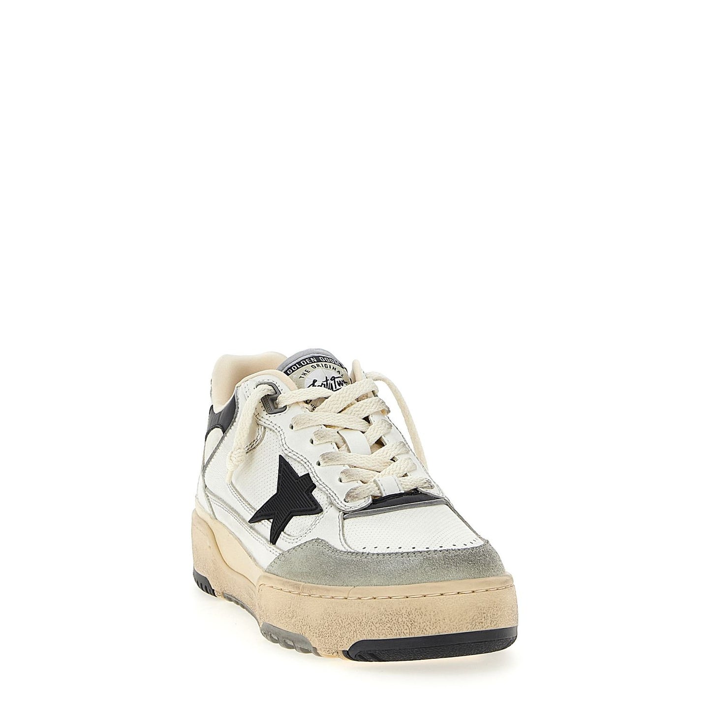 Golden Goose Bicolor Leather Athletic Sneakers