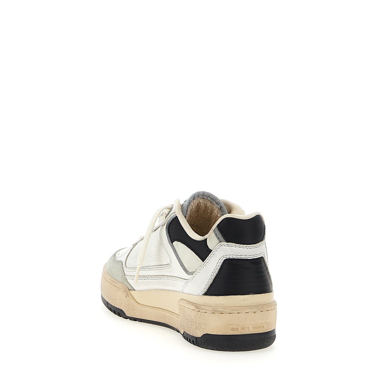 Golden Goose Bicolor Leather Athletic Sneakers