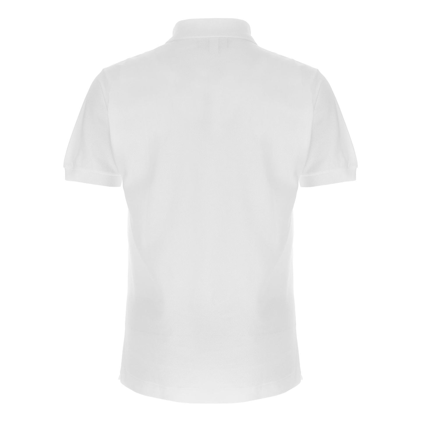 Lacoste White Cotton Polo Shirt