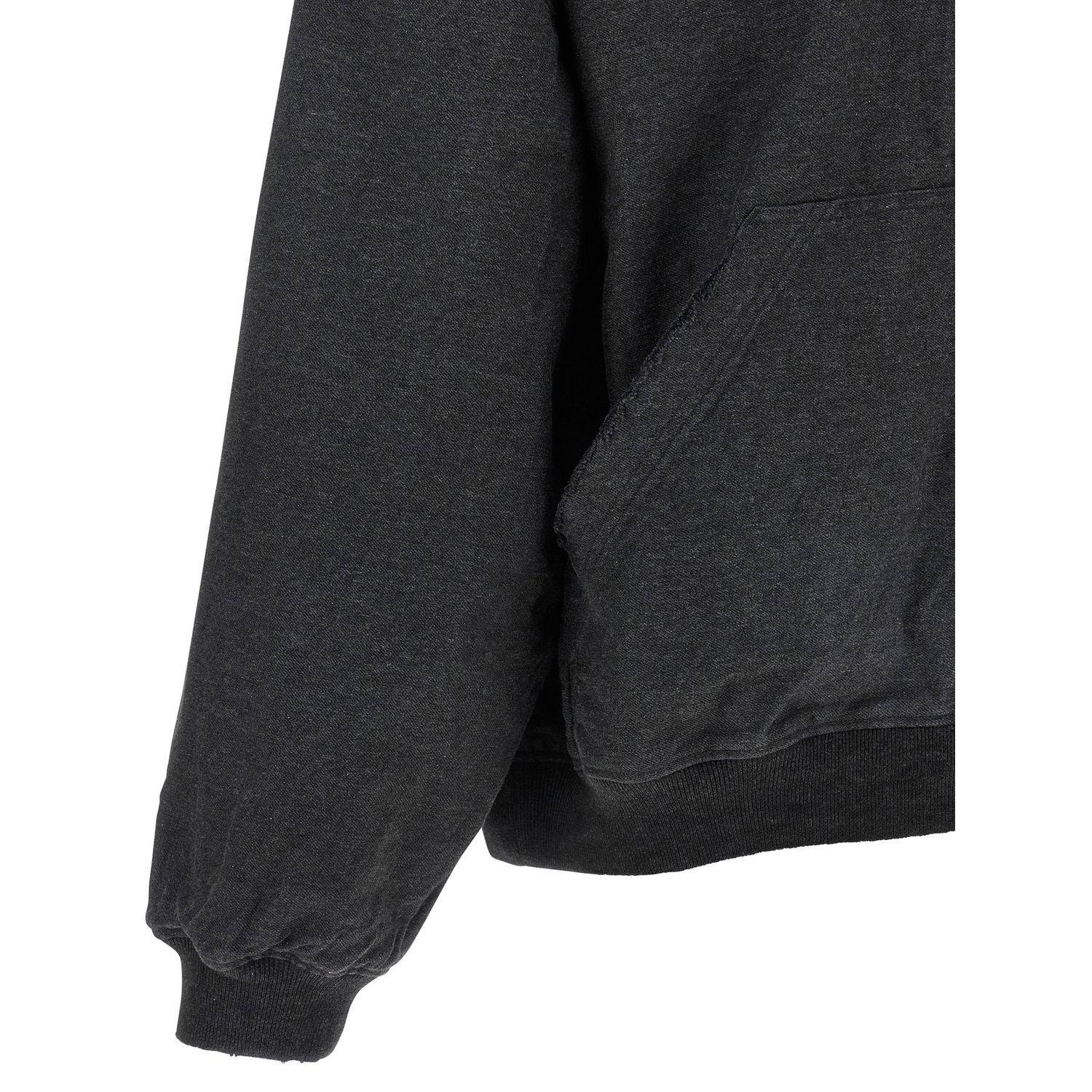 Balenciaga Gray Cotton Sweatshirt