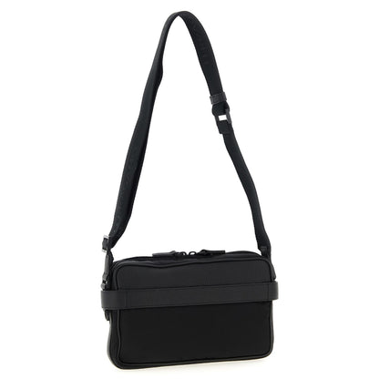 Ferragamo Black Fabric Crossbody Bag