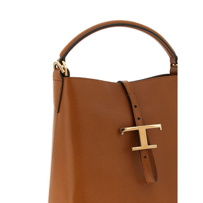 Tod's Brown Calfskin Handbag