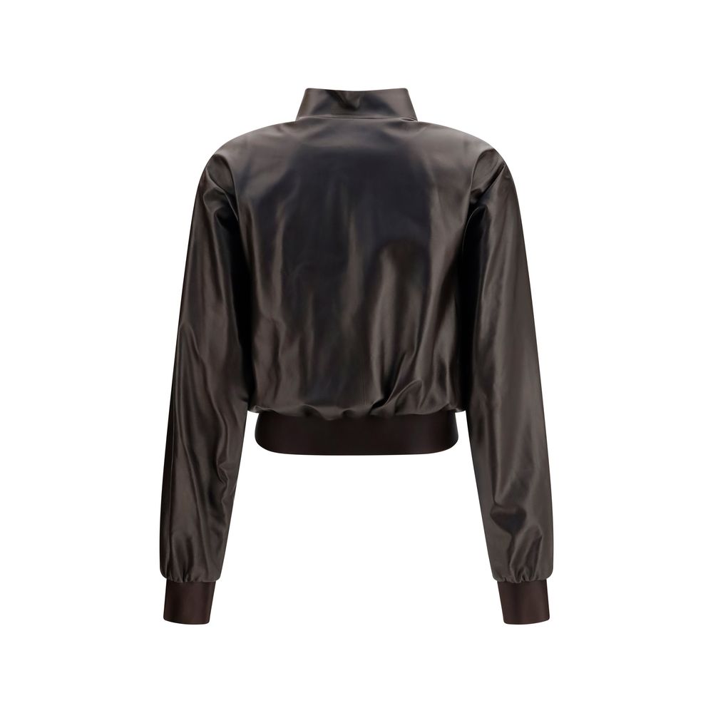 Gucci Brown Lamb Ovis Aries Bomber