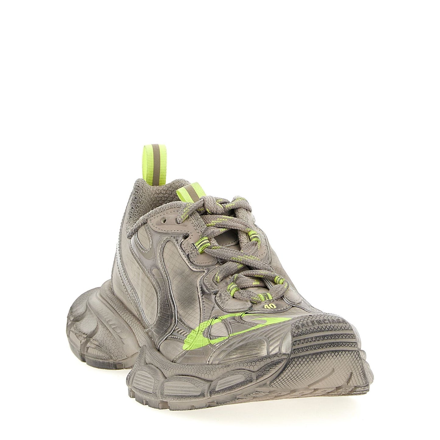 Balenciaga Gray Polyethylene Athletic Sneakers
