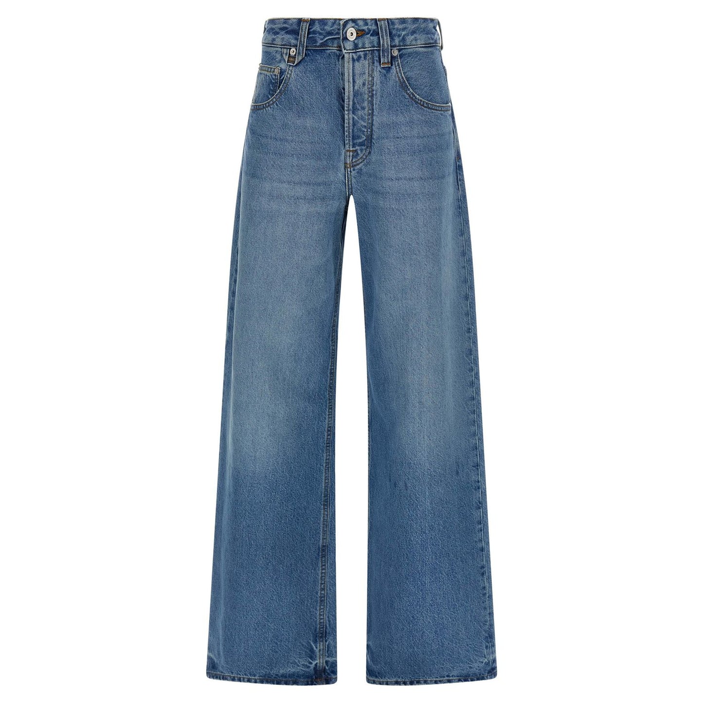 Jacquemus Blue Cotton Jeans Denim