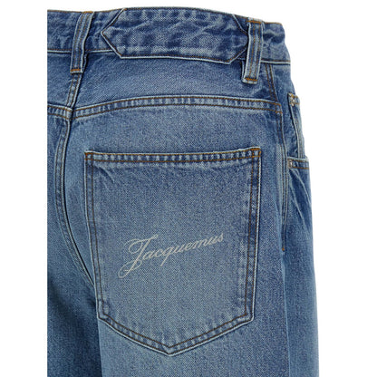Jacquemus Blue Cotton Jeans Denim
