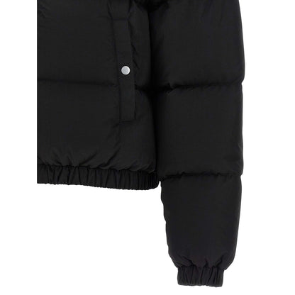 IENKI IENKI Black Nylon Full-Length Jacket