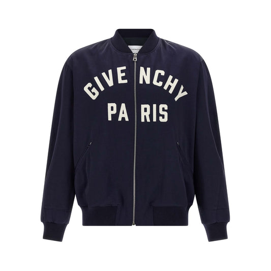 Givenchy Blue Cotton Bomber