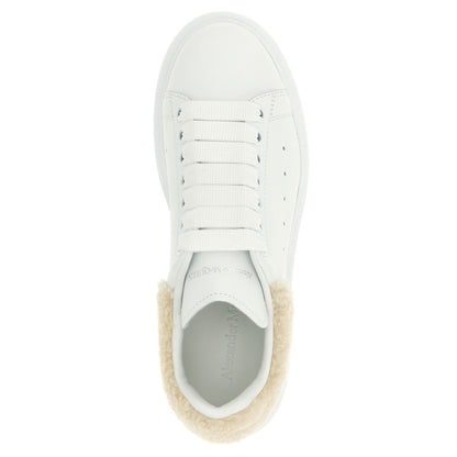Alexander McQueen Beige Calfskin Chunky Sneakers