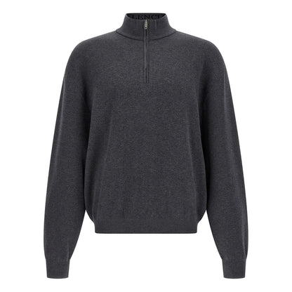 Balenciaga Gray Cotton Cardigan