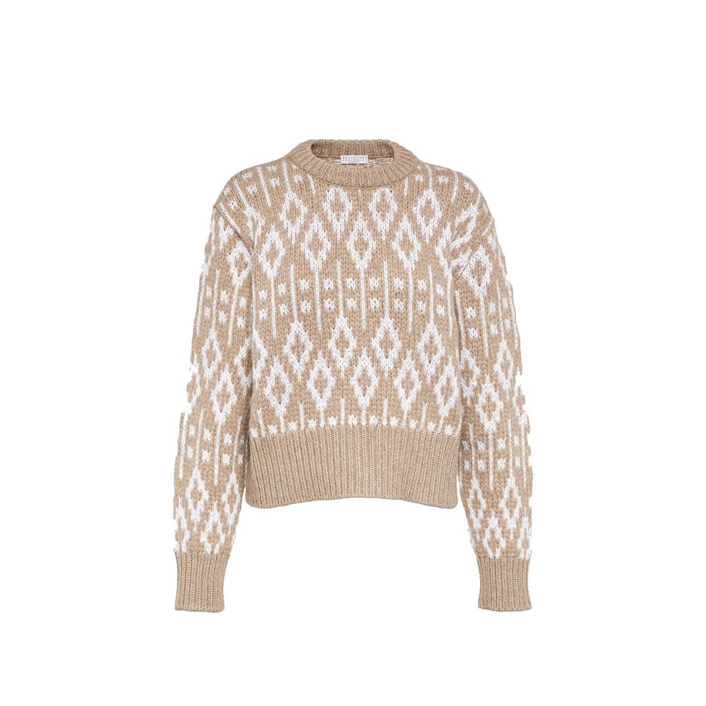 Brunello Cucinelli Brown Cashmere Sweatshirt