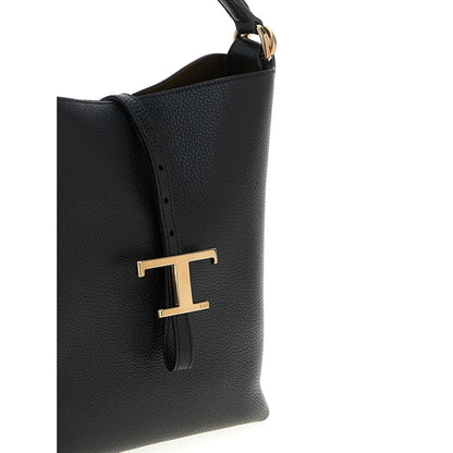 Tod's Black Calfskin Handbag