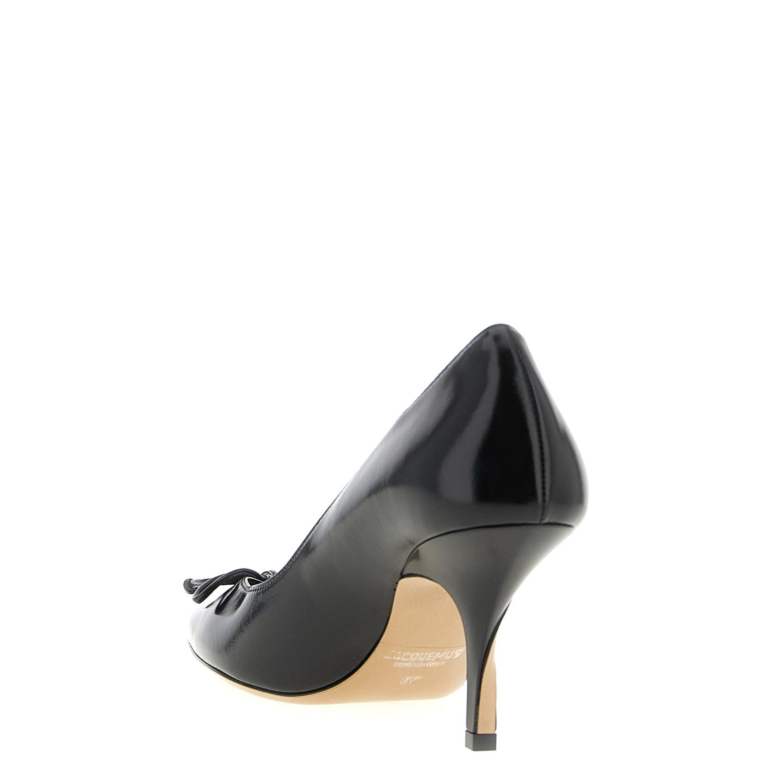Jacquemus Black Cowhide High Heel Pumps